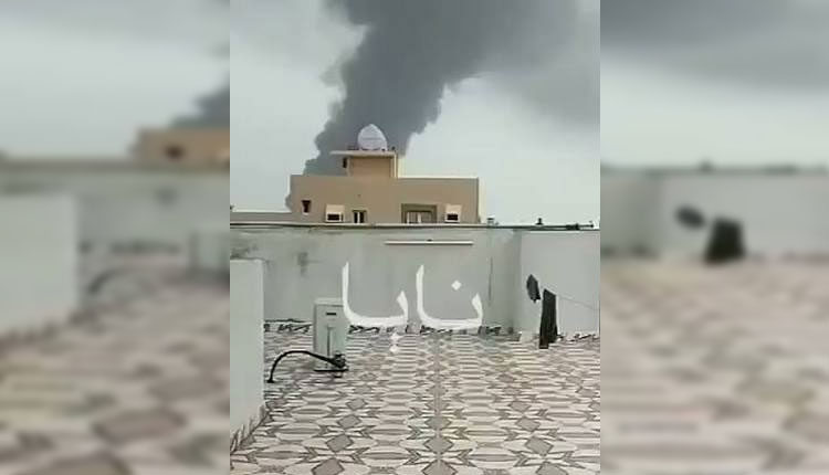 سعودی عرب میں مدینہ کے قریب دھوئیں کے بادل