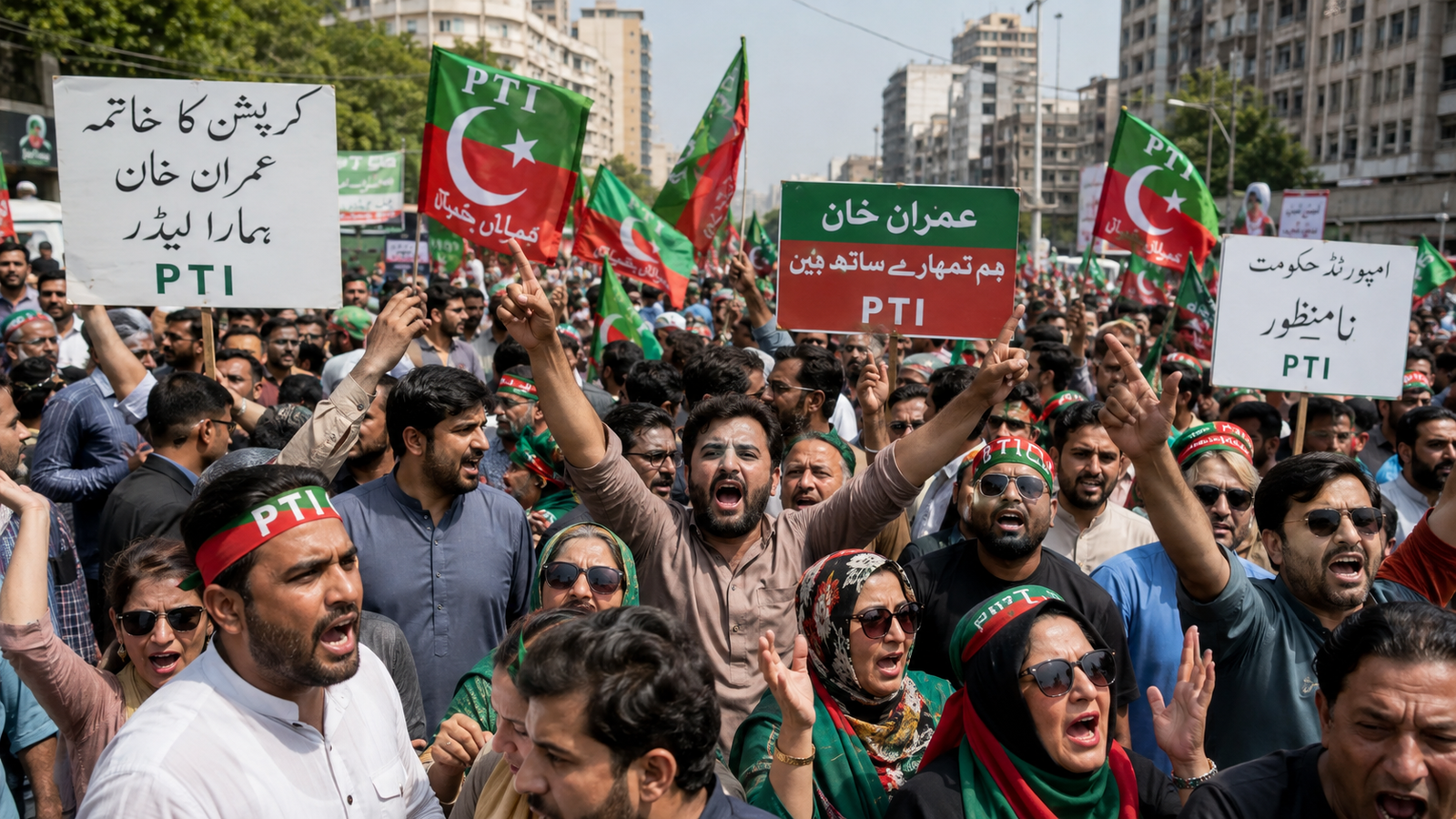 PTI Marks Three Years Since Imran Khan's Arrest with Protests in Lahore, Several Workers Detained