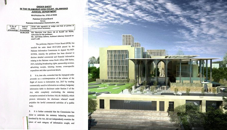 Islamabad High Court Suspends Order Seeking PCB’s Financial Details of South Africa ODI Series