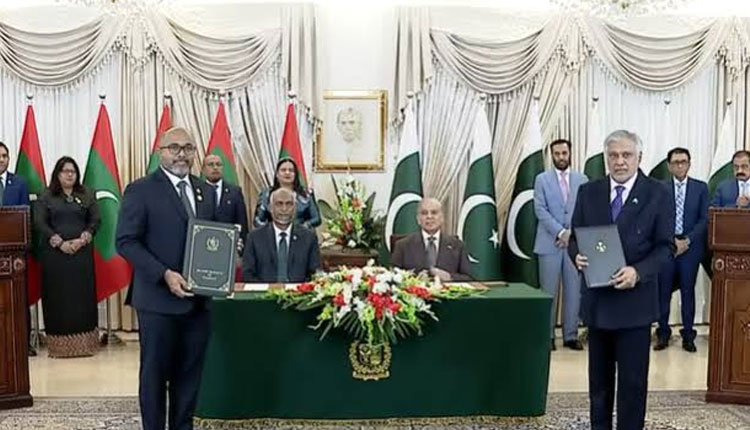پاکستان اور مالدیپ کے مابین تعاون کے نئے راستے کھل گئے