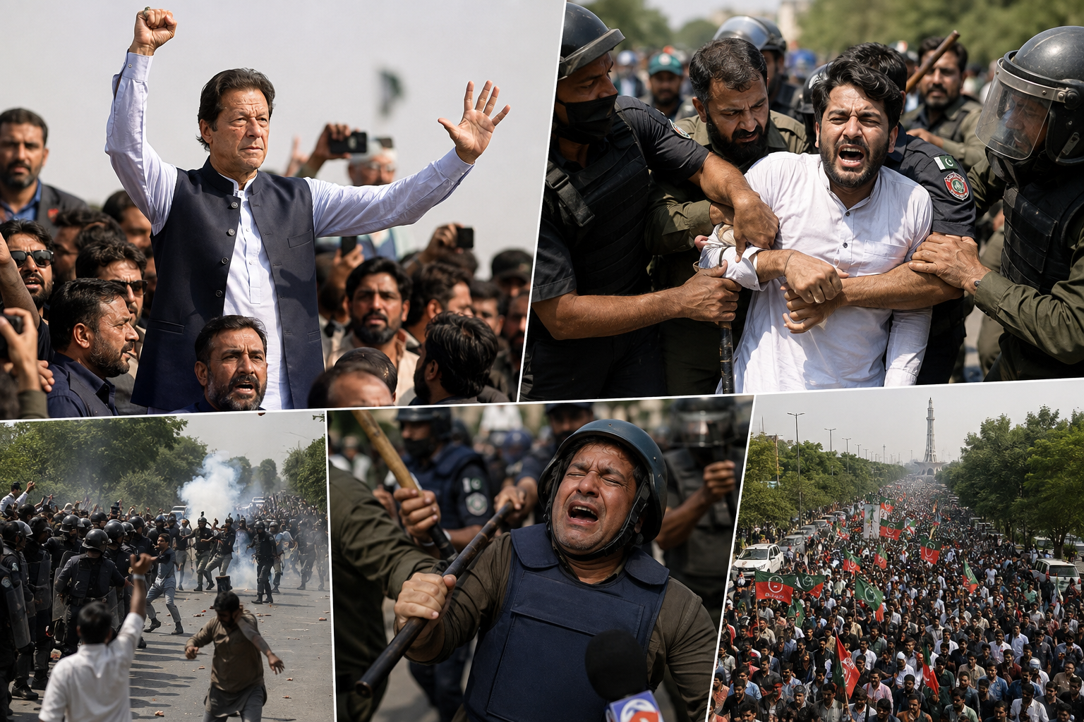 عمران خان کی گرفتاری کو تین سال مکمل، لاہور میں پی ٹی آئی کا احتجاج، متعدد رہنما اور کارکن گرفتار