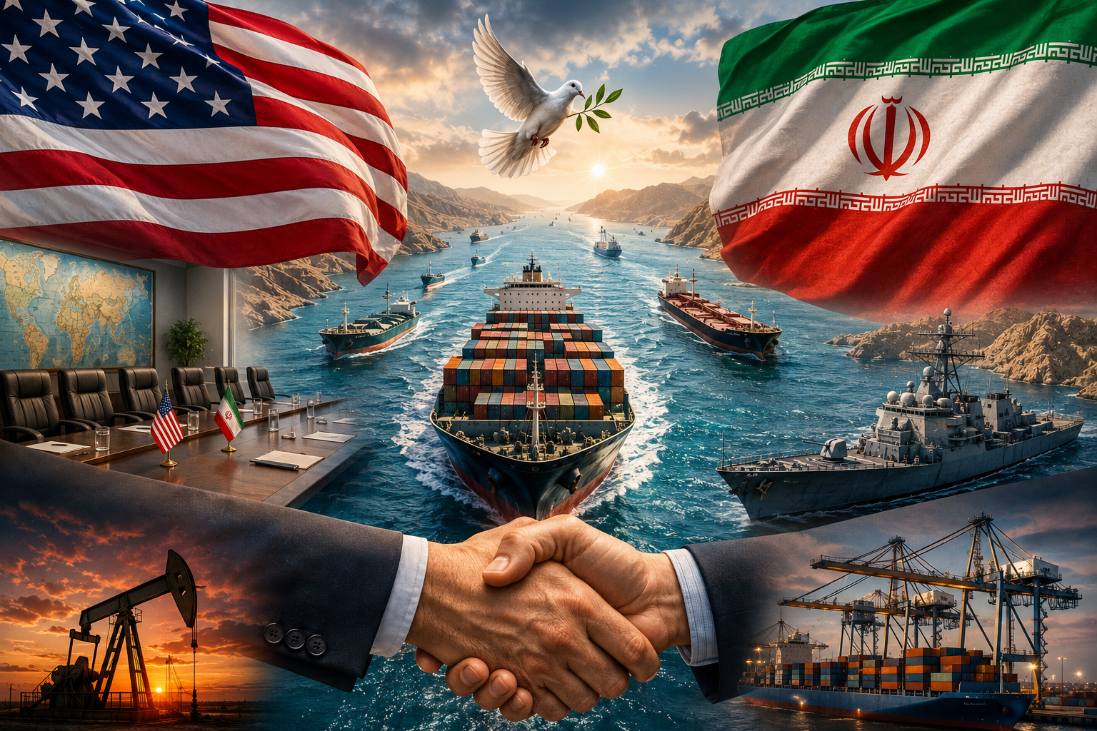 Iran Signals Readiness to Reopen Strait of Hormuz as US Says Talks Have Begun